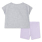 Jordan Girls 2-Piece Boxy T-Shirt & Bike Shorts Set (Toddler)