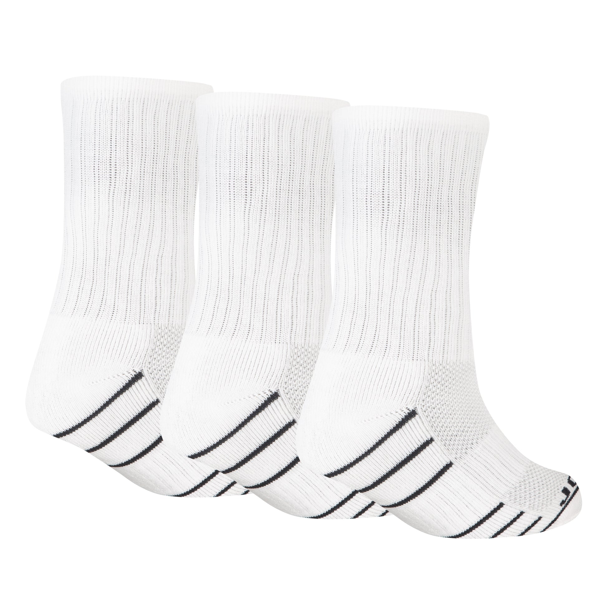 Jordan 3-Pack Stripe Crew Socks (Big Kids)