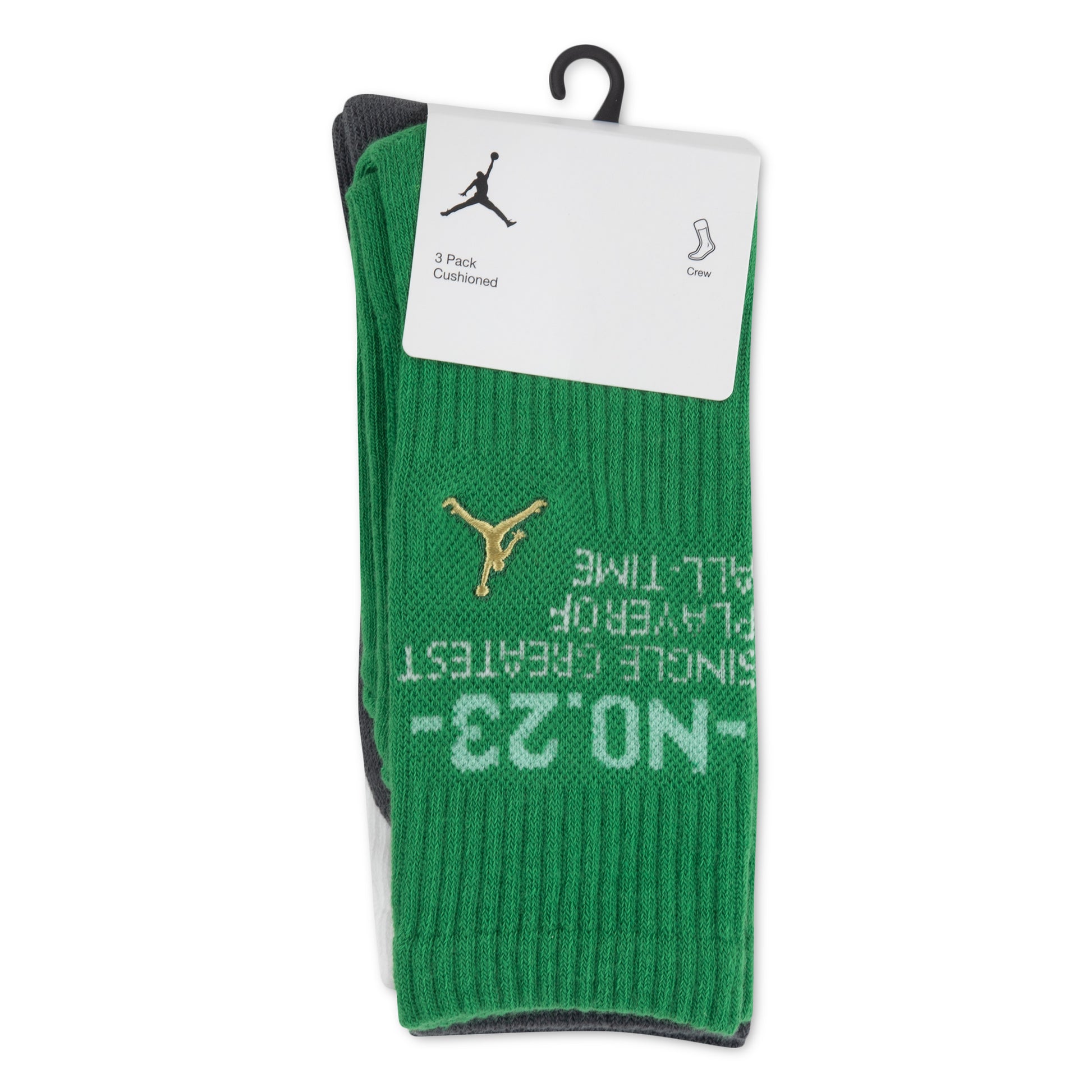 Jordan Boys 3-Pack MJ Legendary Crew Socks (Big Kids)