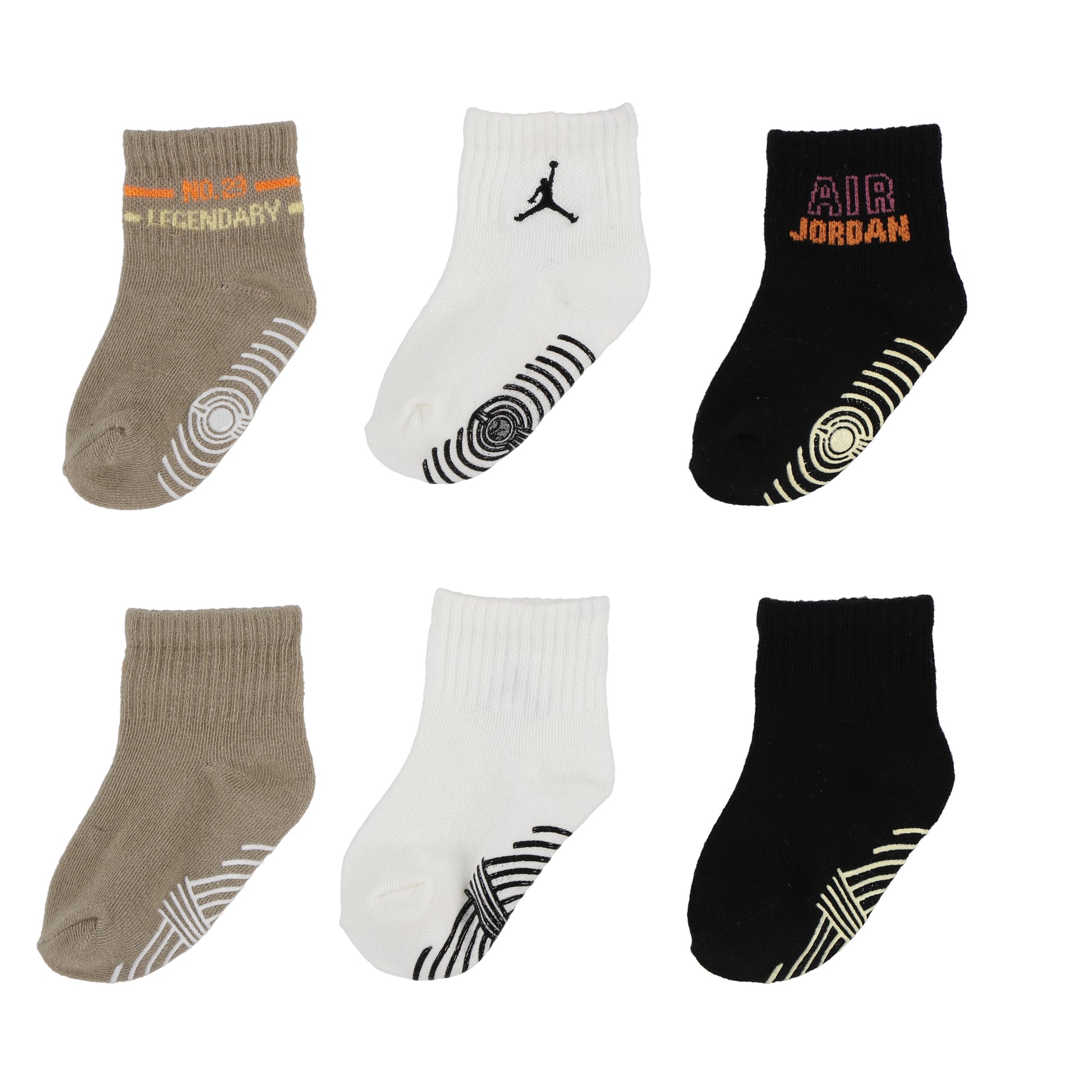 Jordan Boys MJ Legendary Grippers Socks (Newborn)