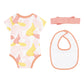 Jordan Girls 3-Piece Outside The Lines Bodysuit, Hat & Booties Gift Set (Newborn)
