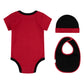 Jordan Boys 3-Piece AJ11 Retro Bodysuit, Hat & Booties Gift Set (Newborn)