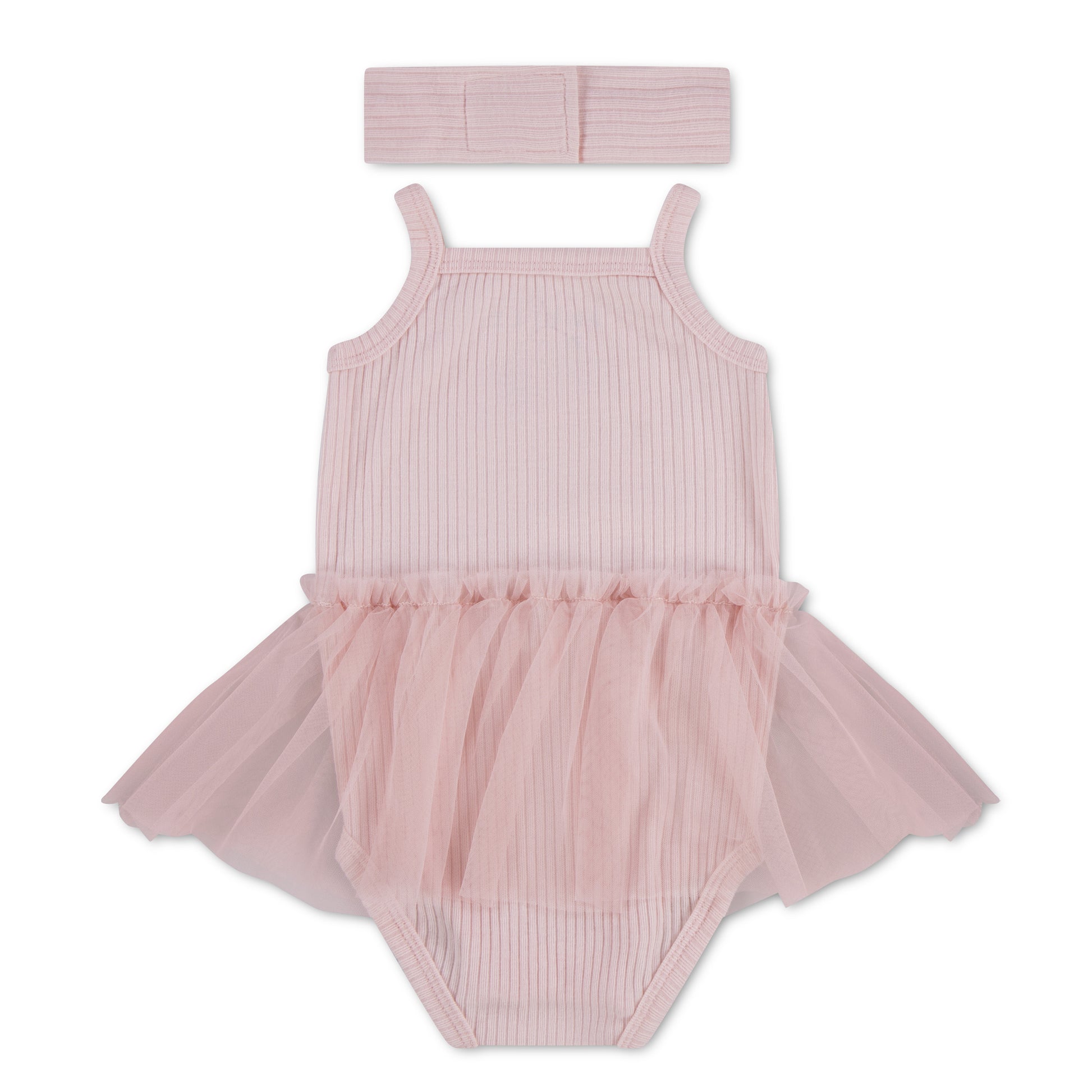 Jordan Girls 2-Piece Headband & Tutu Bodysuit Box Set (Newborn)