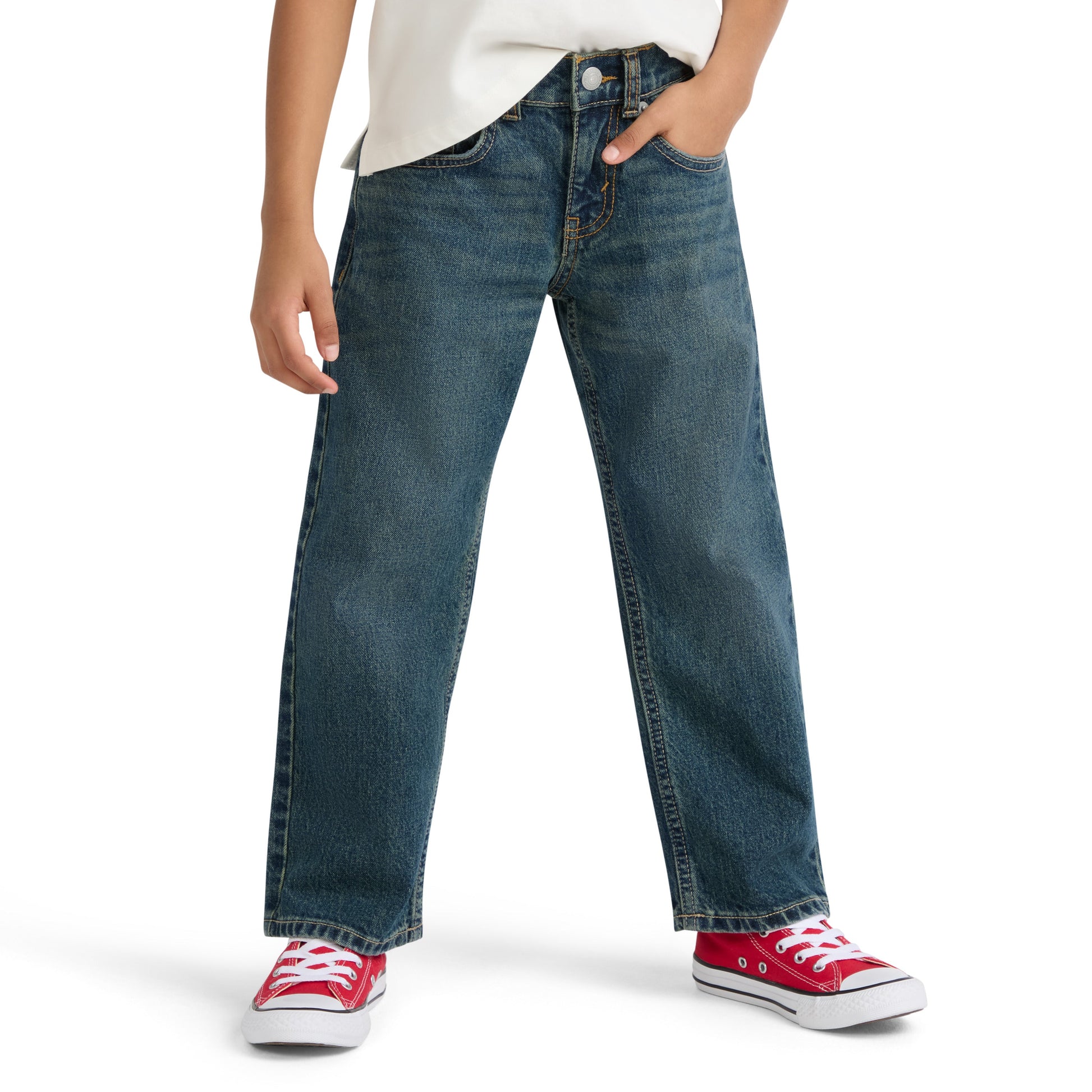 Levi's Boys 565 Loose Straight Jeans (Little Kids)
