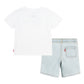 Levi's Boys 2-Piece Beach Logo T-Shirt & Shorts Set (Toddler)