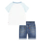 Levi's Boys 2-Piece Surfing Bear T-Shirts & Shorts Set (Toddler)
