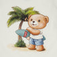 Levi's Boys 2-Piece Palm Tree T-Shirt & Denim Shorts Set (Toddler)
