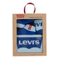 Levi's 3-Piece Classic Batwing Bodysuit, Bib & Booties Gift Set (Newborn)