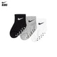 Nike 3-Pack Core Swoosh Gripper Ankle Socks (Newborn)
