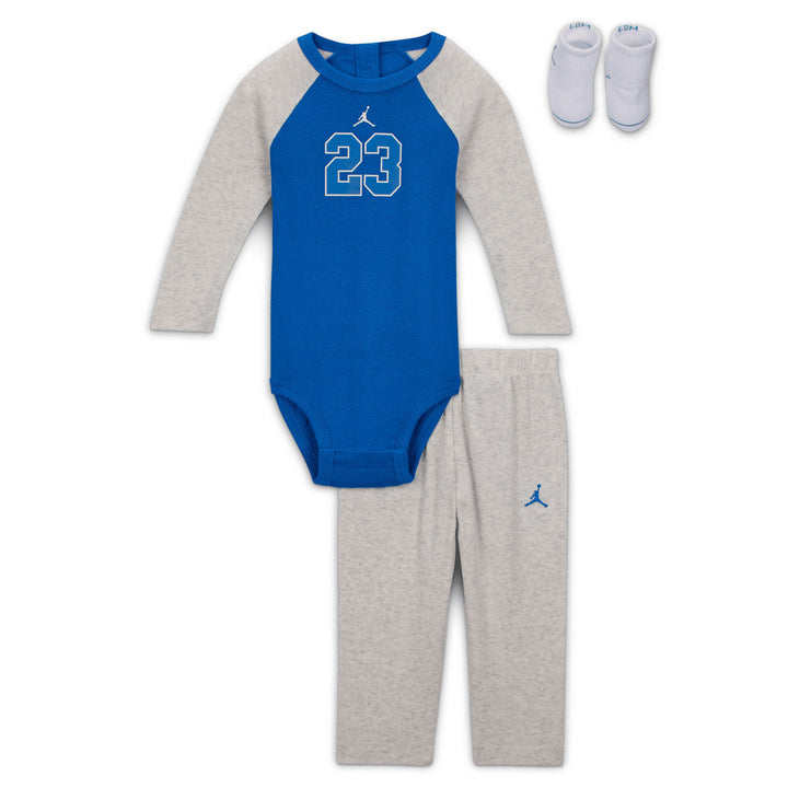 Jordan Boys 3-Piece MJ MVP Bodysuit, Pants & Socks Set (Infant)