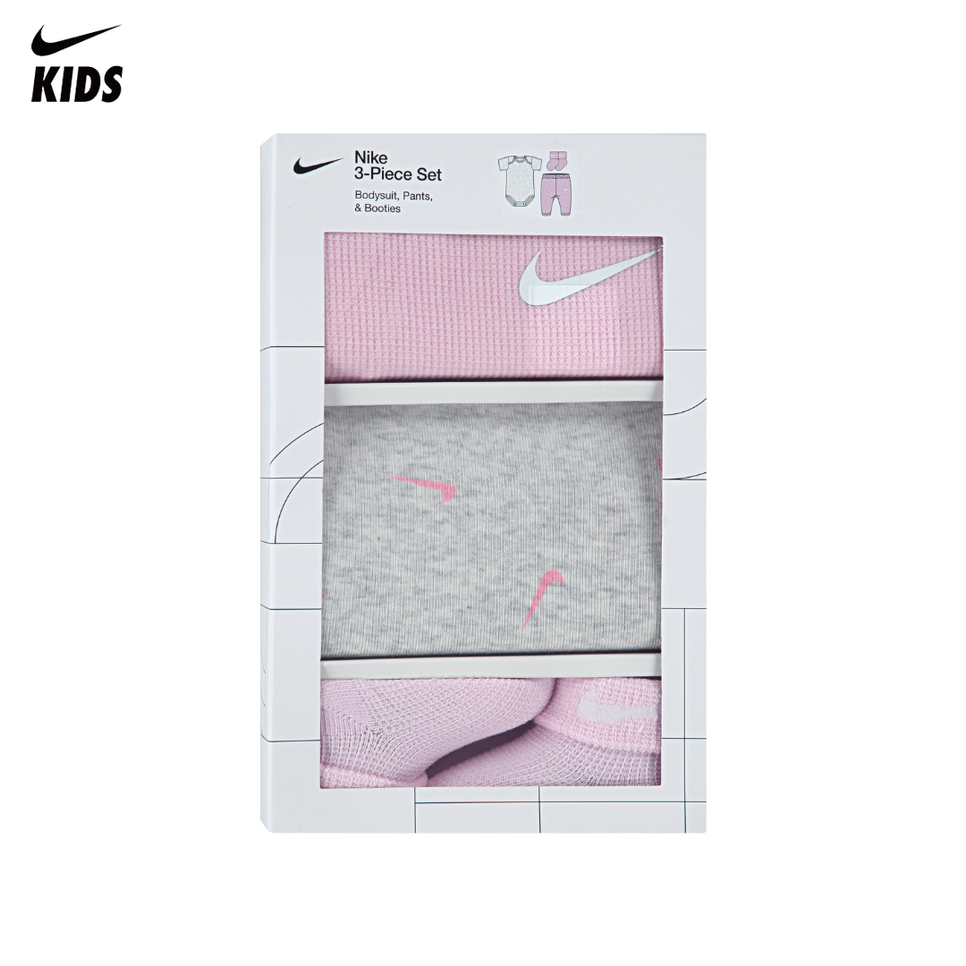 Nike 3-Piece Bodysuit, Pants & Booties Gift Set (Newborn)