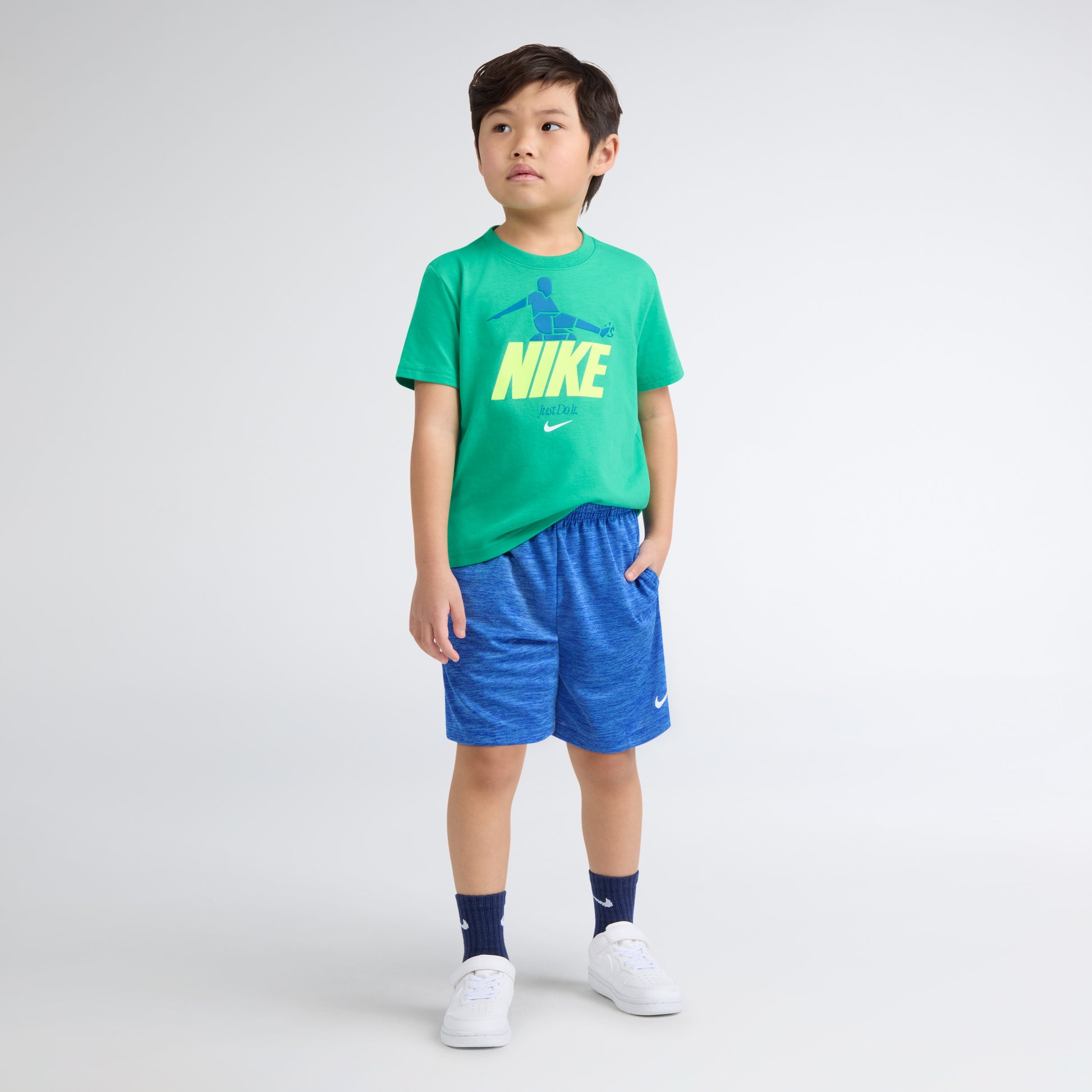 Nike Boys Dr-FIT Multi Shorts (Little Kids)