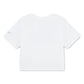 Nike Girls Swoosh Sparkle Boxy T-Shirt (Little Kids)