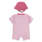 Nike 2-Piece Towel Terry Romper & Bucket Hat Set (Infant)