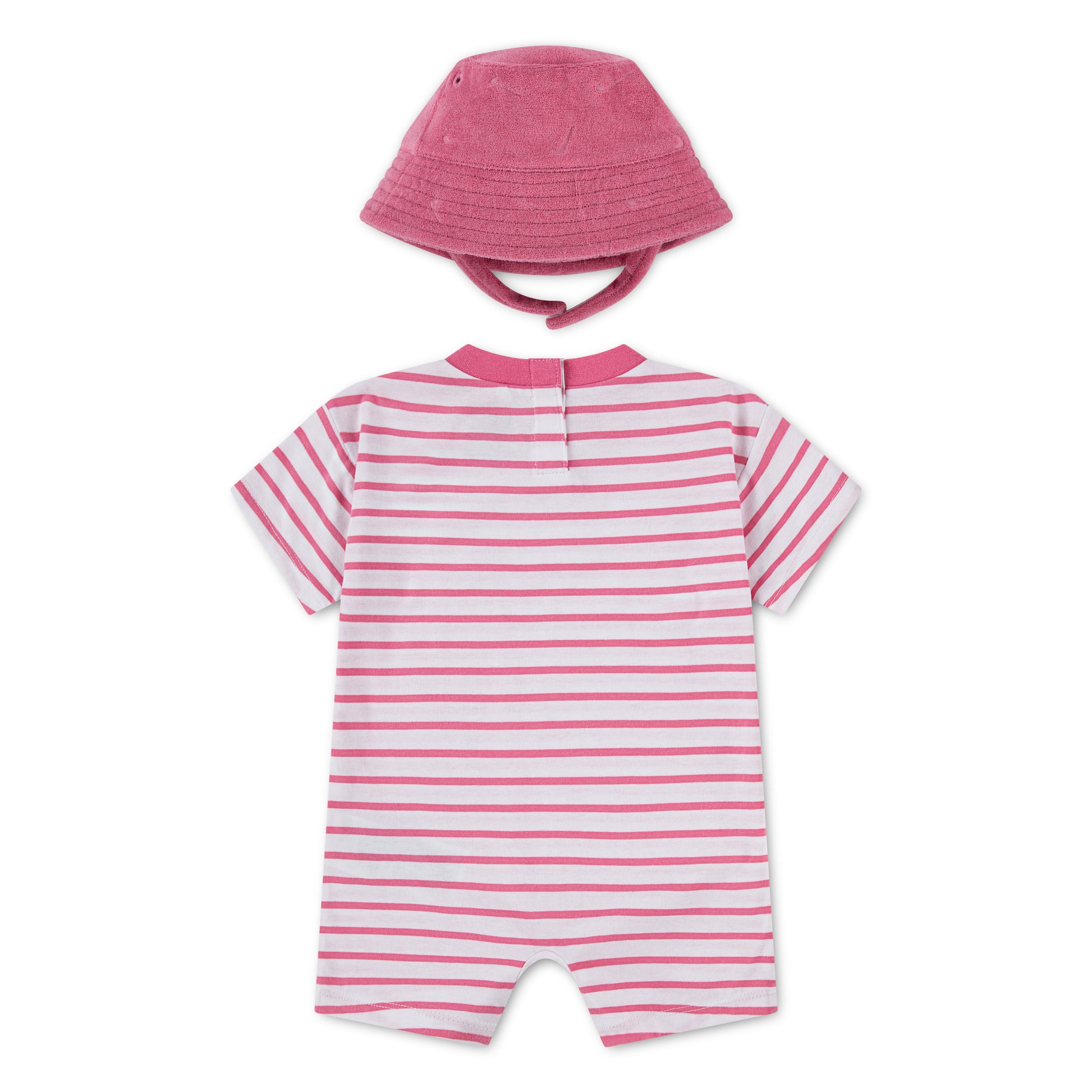 Nike 2-Piece Towel Terry Romper & Bucket Hat Set (Infant)