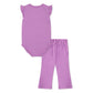 Nike Girls 2-Piece Paperbag Waist Bodysuit & Pants Set (Newborn)