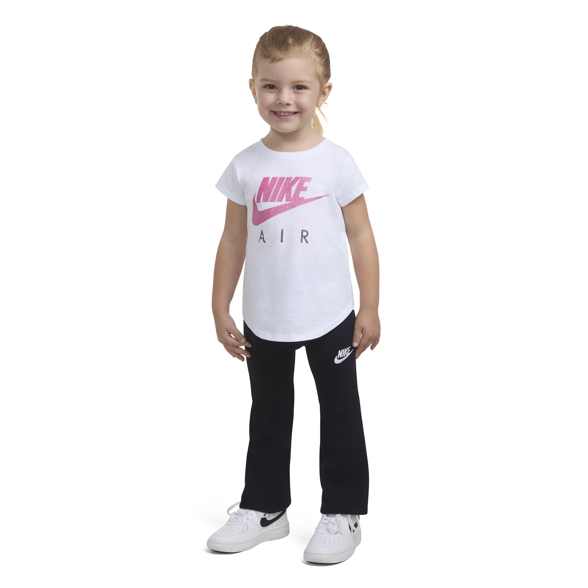 Nike Girls Dri-FIT Flared Leggings (Toddler)