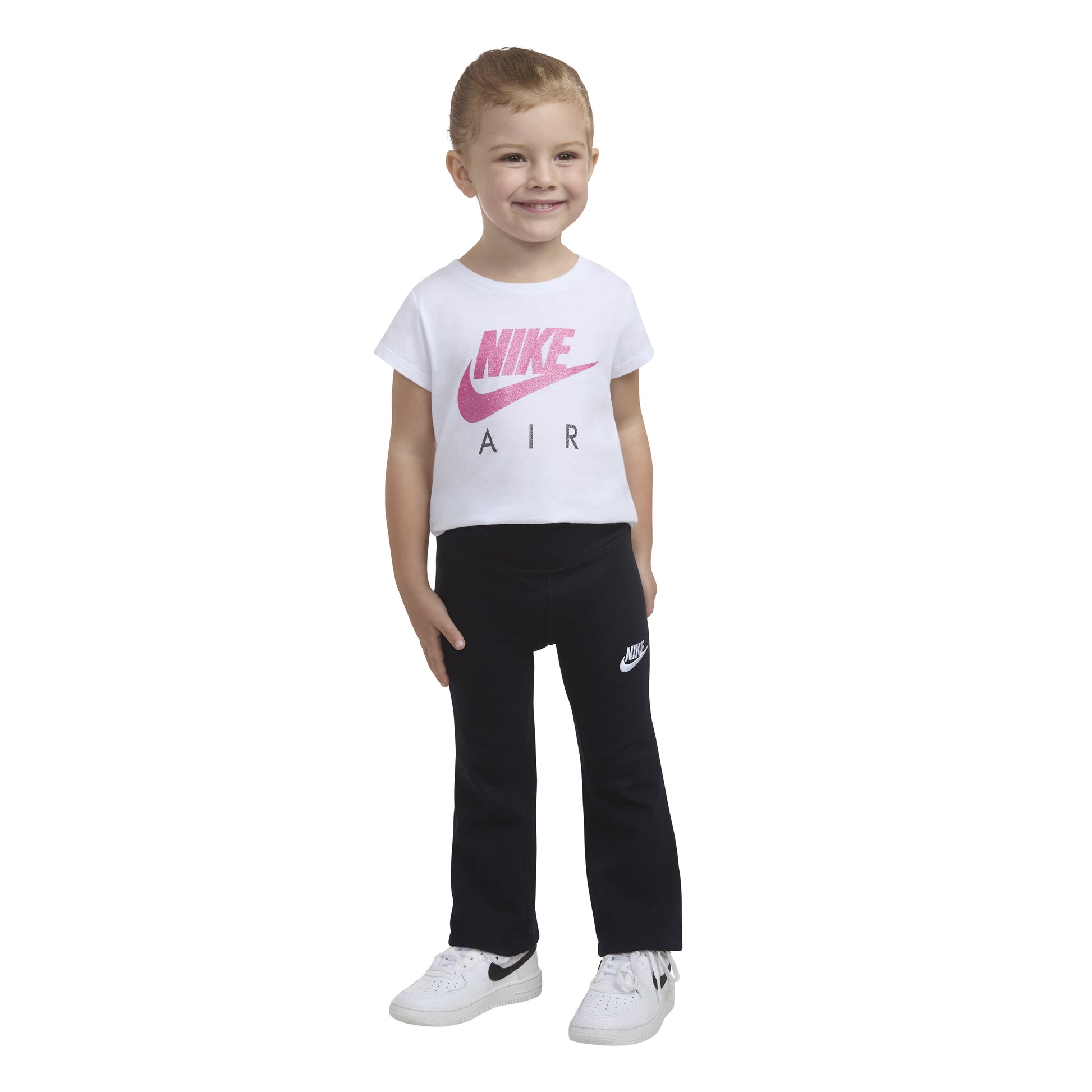 Nike Girls Dri-FIT Flared Leggings (Toddler)