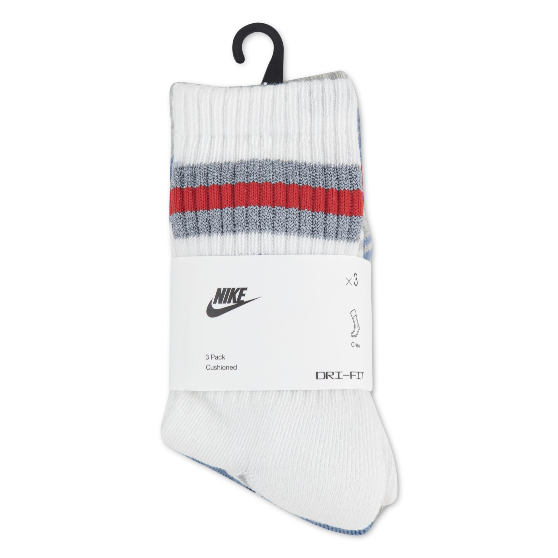 Nike Boys 3-Pack Goal Mode Crew Socks (Little Kids)